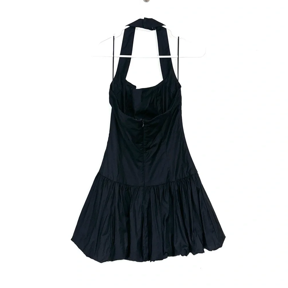 Reformation Black Babette Mini Dress - Picture 5 of 10